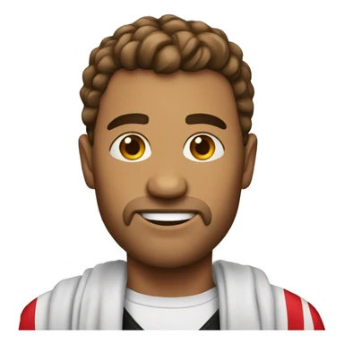 Man with Albanian shirt  sticker