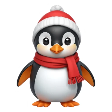 cute penguin character, winter vibe, small scarf, 3D cartoon, mobile game icon style, clean background, no text, no watermark


 sticker