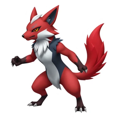 Zoroark-Zangoose-Litten-hybrid-creature sticker