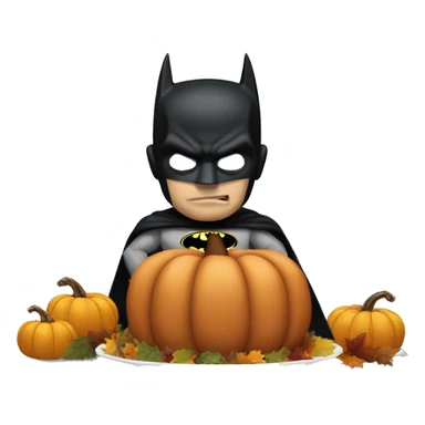 Batman thanksgiving  sticker