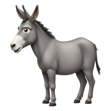 Rift shaped like a donkey sticker