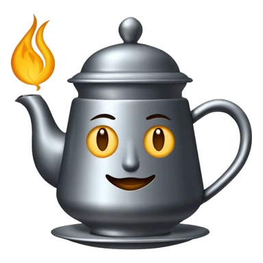 İnce belli kum saati şeklinde bir bardakta tavşan kanı renginde çay içinde de demir bir çay kaşığı  sticker