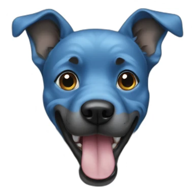 blue-dog sticker