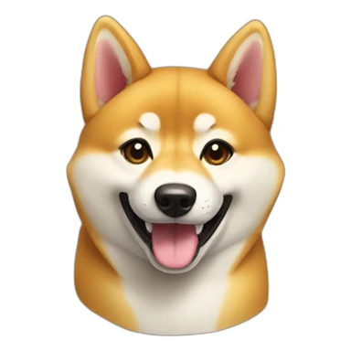 smiling-shibainu sticker