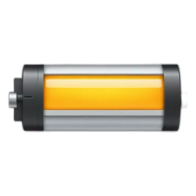battery icon with charging symbol as a music note sticker