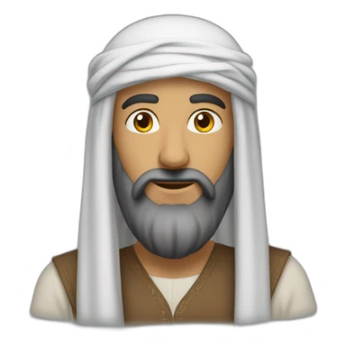 Une arabe au cheveu boucle  sticker