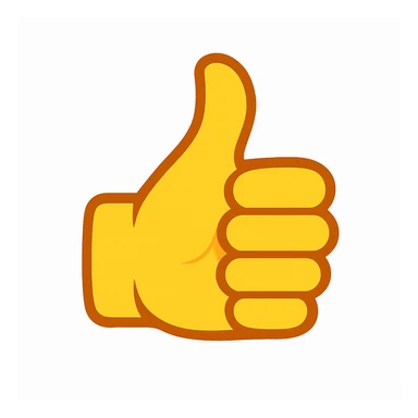 thumbs up emoji sticker
