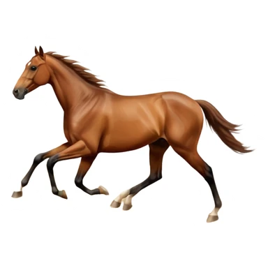 Race track horse trace sticker