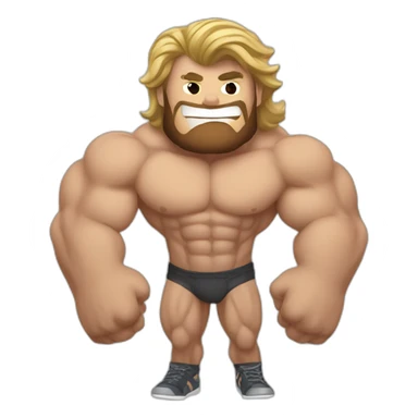 Chris Hemsworth Bodybuilder gigant lgbt sticker