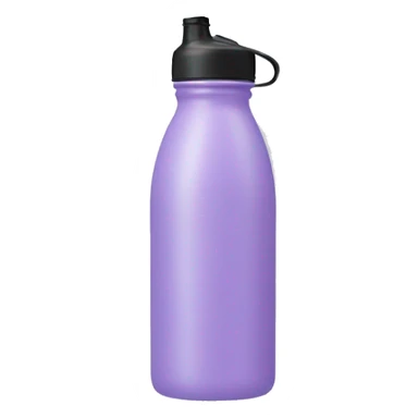 pastel purple water bottle sticker