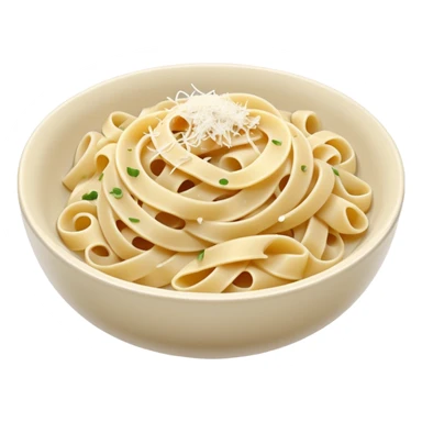 white creamy pasta sticker