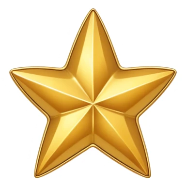 golden star-shaped trinket sticker