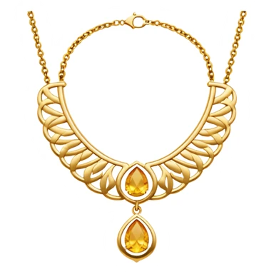 create a golden necklace emoji  the most attractive any one or all of them ill choose it should be fully golden sticker