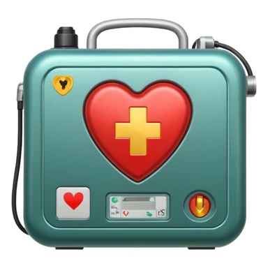 defibrillator  sticker