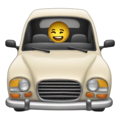 caht dans une voiture sticker