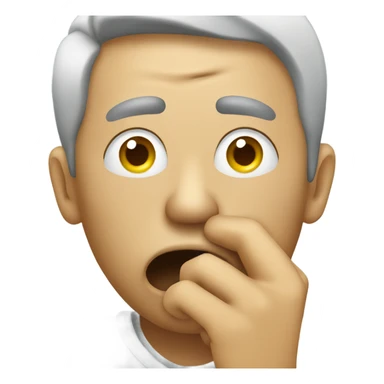 sick person coughing sticker