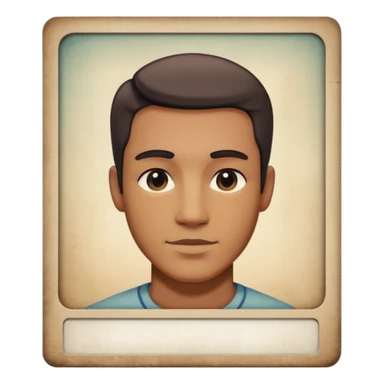 Polaroid photo sticker