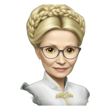 Portreit Tymoshenko on the dollar sticker