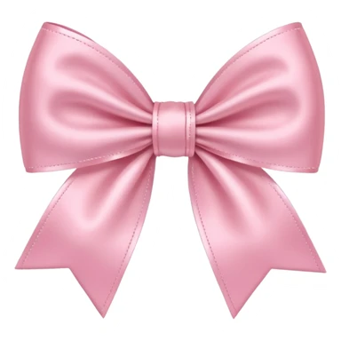 Quiero este emoji 🎀 pero de color rosa pastel claro sticker