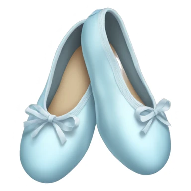 pale blue ballet shoes  sticker