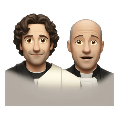 Fleabag and hot priest sticker