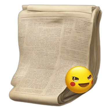 news, newspaper, document, pokemon, journal, enchanted, book, magic, future sticker