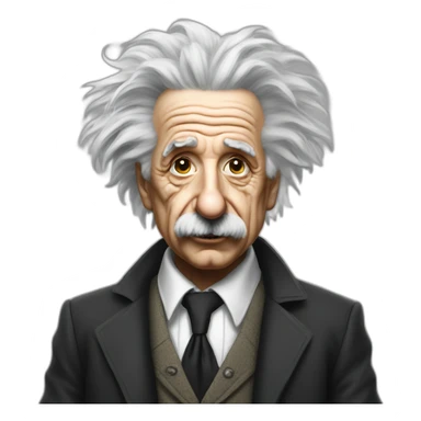Einstein punk sticker