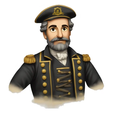 19th century cargo ship sticker