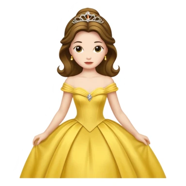 Belle from Beauty and the Beast sticker