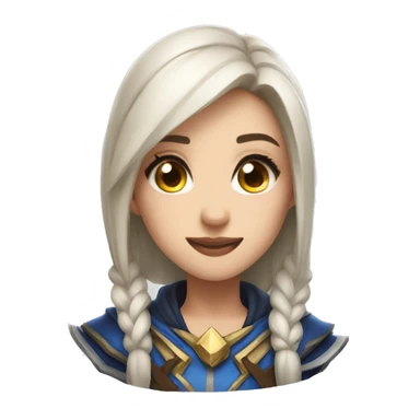 ashe league of legends sticker