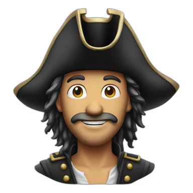 smiling-emoji-pirate sticker