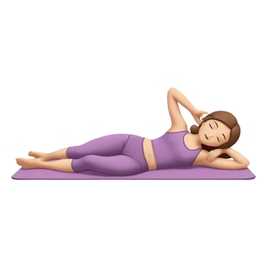  Supta Baddha Konasana (Reclining Bound Angle Pose)  sticker