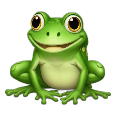 Frogs carol sticker