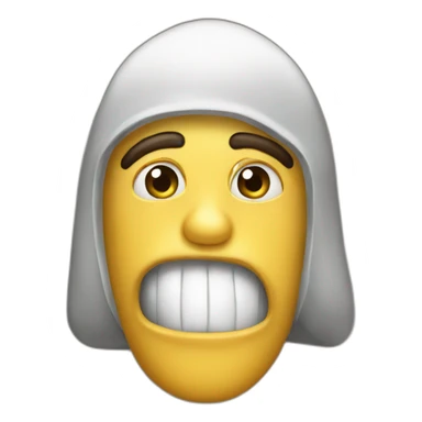 Shush emoji sticker