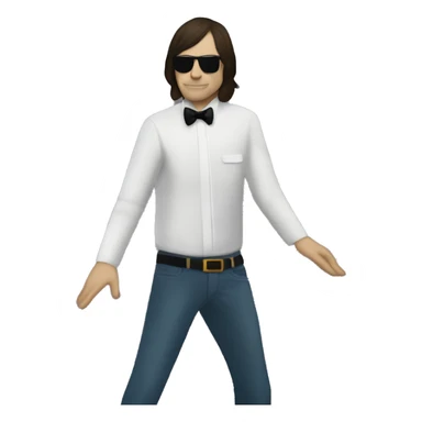 brian bell drone weezer dancing  sticker
