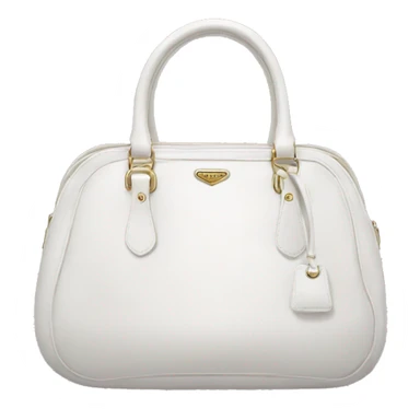 white prada bag sticker
