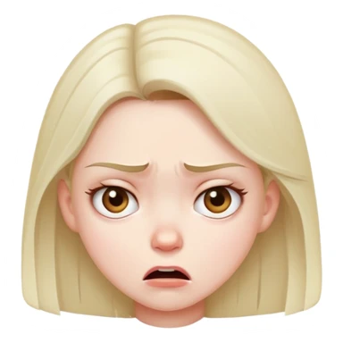 Chocking girl annoying  sticker