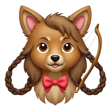 Tervueren with bow  sticker