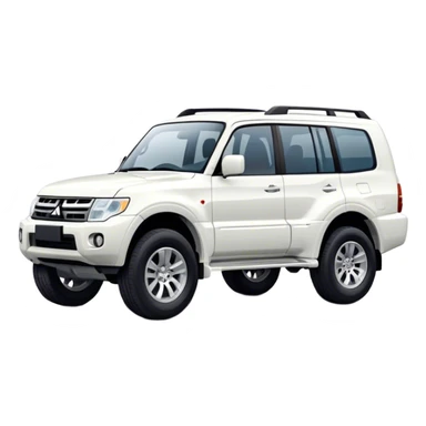 Mitsubishi Pajero - Mitsubishi (Model Year: 2021) (Iconic colour: White) sticker