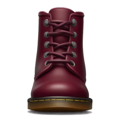 Burgundy doc marten boot sticker