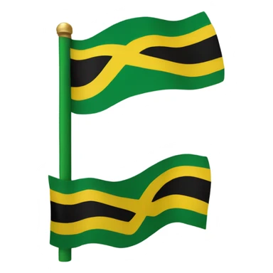 Jamaica flag merry Christmas  sticker