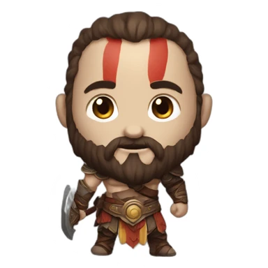 cute god of war sticker