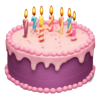  Birthday cake with sixteen candles  sticker