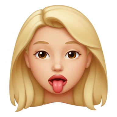 biting lip sensually sticker