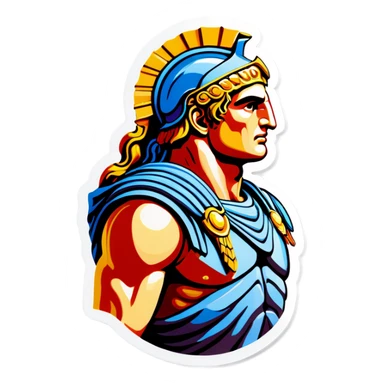 Alexander the Great sticker