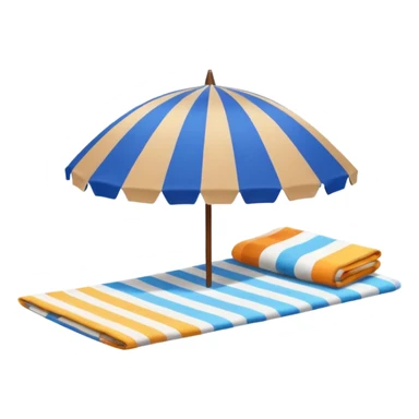 
beach vacation equipment sticker