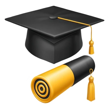 graduate cap wifi sticker