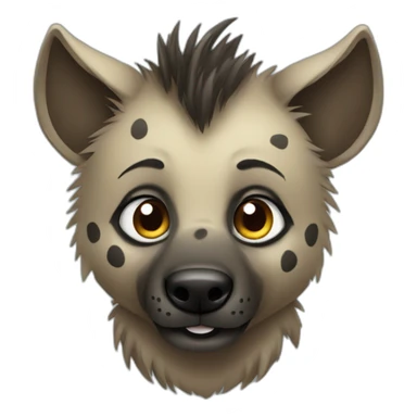 cute hyena sticker