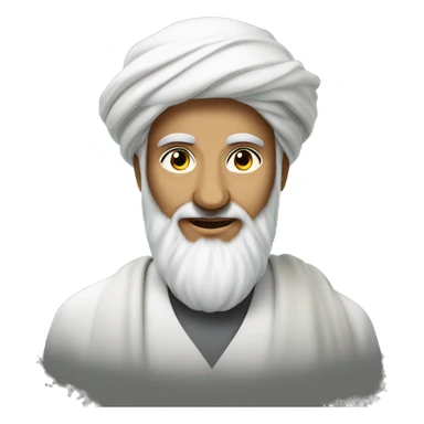 Imam Mahdi in Islam, which has light coming out of his face sticker