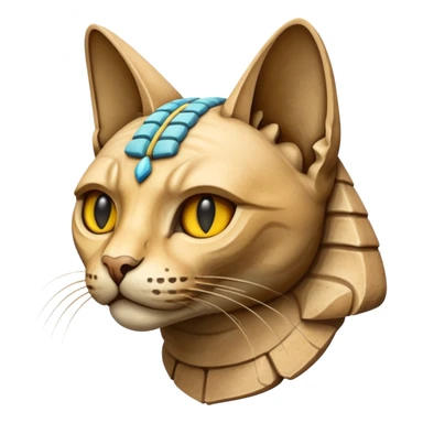 Emoji cat spynx sticker